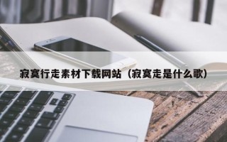重庆寂寞行走素材下载网站（寂寞走是什么歌）